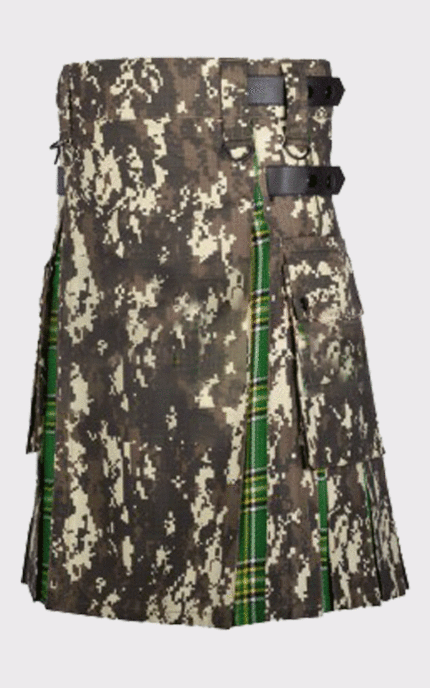 Camo Hybrid Kilt For Men