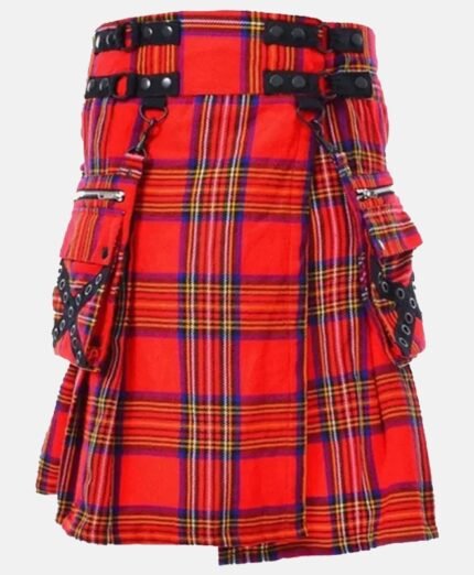 Cato Royal Stewart Utility Style Tartan Kilt