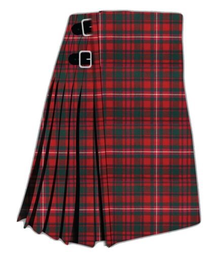 Mackinnon Red Modern Tartan Kilt