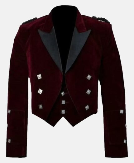 Velvet Prince Charlie Jacket With Waistcoat